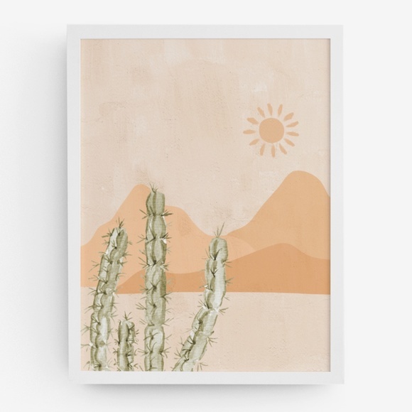 Wall Art Boho Nature Plants Print Illustration Unframed - Picture 3 of 5